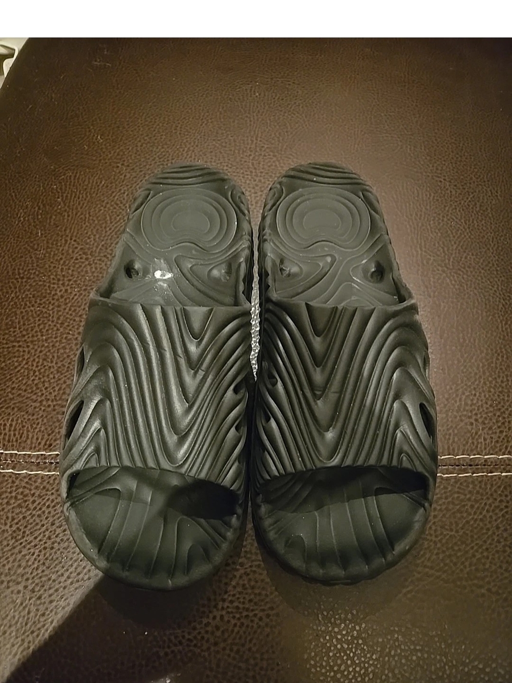 KuaiLu Mens Recovery Sandals Thick Cushion Open Toe Sport Slides Size 9 B5
